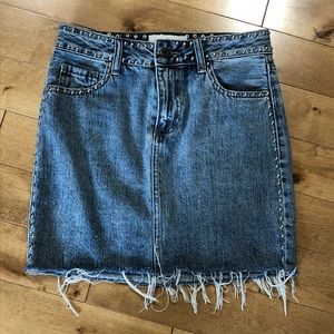 Pistola - Sierra studded denim skirt - size 24 / 0
